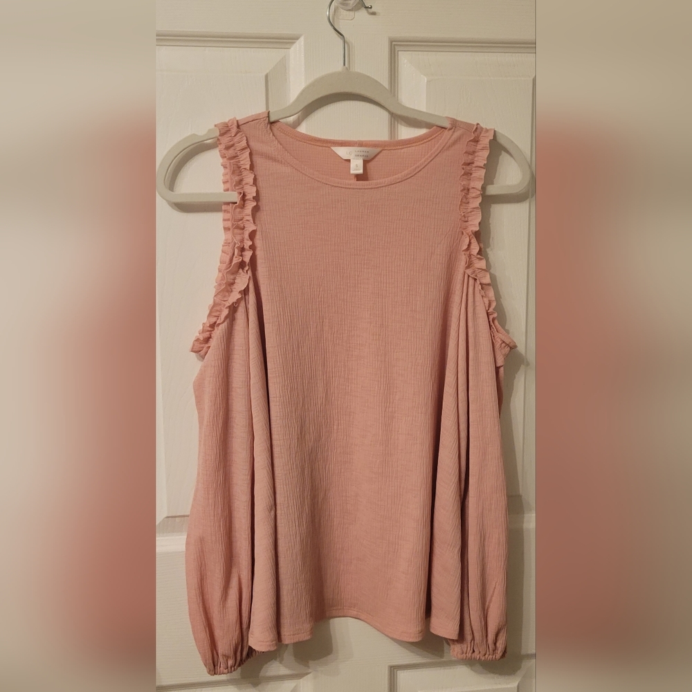 🌸 4/$10 LC Lauren Conrad Pink Long Sleeve